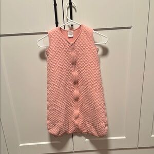 Pink Quilted Sleeveless Baby Sleeping Bag